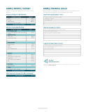JA Teen Budgeting Income and Spending Worksheet Excel Document